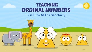 Math Story Ordinal Numbers  Science  Introduction To Wild Animals  Fun Time At The Sanctuary [upl. by Harihat857]