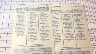 Stratomatic 1988 Mets game v Phillies Basic [upl. by Retsof]