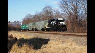 NS 965 with NS 102 amp 103 Fouraxle 3engine genset locomotives [upl. by Esinehs]