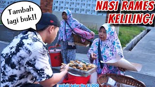 PRANK PENJUAL NASI RAMES KELILING GAK BERHENTI NAMBAH [upl. by Box324]