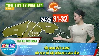 Tiền Giang ngày 522024 mây thay đổi đêm không mưa ngày nắng [upl. by Ehtylb]