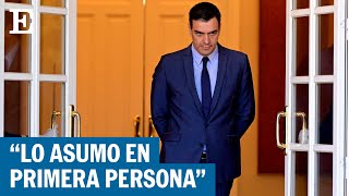 28M  La declaración íntegra de SÁNCHEZ para anunciar el ADELANTO de las ELECCIONES [upl. by Eda]