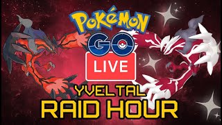 Hosting Yveltal Raids Live  Pokemon GO Raid Hour [upl. by Ayatan143]