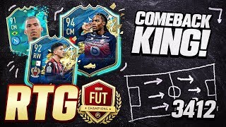 THIS 3 AT THE BACK TACTIC TURNED ME INTO A COMEBACK KING  FIFA 20 FUT CHAMPIONS [upl. by Erund]