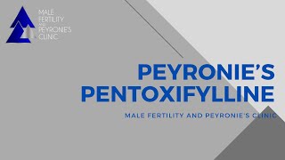 Peyronies Pentoxifylline Male Fertility and Peyronies Clinic [upl. by Sinnaoi]