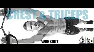 30 MINUTE TRX CHEST AND TRICEPS [upl. by Nanerb209]