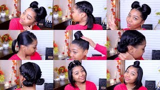 10 QUICK amp EASY HAIRSTYLES  Shoulder Length Hair [upl. by Oscar328]