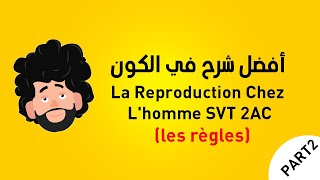 la reproduction chez lhomme 2eme année collège part2 [upl. by Aymahs]