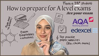 HOW TO PREPARE FOR A LEVEL EXAMS IN MARCH FROM A 3A STUDENT making your exam timetable  preparing [upl. by Anirpas]