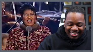 Voice Teacher Analyzes ARETHA FRANKLIN x NESSUN DORMA  GRAMMYS 1998 [upl. by Lamond]