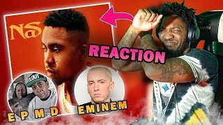 EMINEM GOES LAST  Nas  EPMD 2 feat Eminem amp EPMD REACTION [upl. by Enaols124]