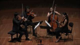 György Kurtág  12 microludes for string quartet Quartet BerlinTokyo [upl. by Naltiak]