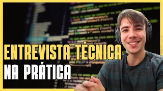 Exemplo de Entrevista Técnica Para Você Ser CONTRATADO [upl. by Yleen]