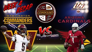 The COMMAND Post Game LIVE  Commanders  Cardinals  Week 4  Instant Postgame Analysis LIVE [upl. by Ennaisoj98]