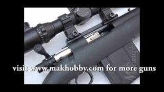 Crazy High Power Airsoft Sniper Rifle Shell Ejecting APS APM50 [upl. by Doria]