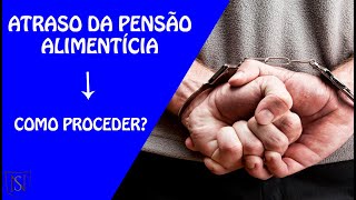 Pensão alimentícia atrasada como proceder [upl. by Archle]