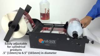 LAB01 Manual Bottle Label Applicator by START International [upl. by Tattan]