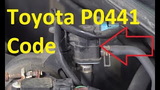 Causes and Fixes Toyota P0441 Code Evaporative Emission Control System Incorrect Purge Flow [upl. by Yelime]