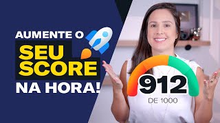 NOVIDADE Como aumentar o seu SCORE de crédito NA HORA com o score turbo [upl. by Sletten]