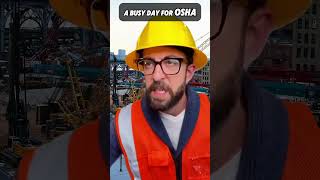 A busy day for OSHA adamrose construction workers funny [upl. by Gabbi]