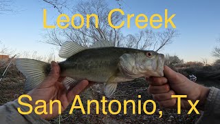 Creek fishingLeon Creek San Antonio Tx [upl. by Driscoll]