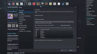 How to Share Steam Library With Friends Steam Family Library Sharing [upl. by Mensch540]