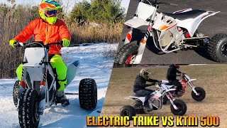 MotoTec 36v 500w Demon Electric Dirt Bike Lithium Orange [upl. by Ardnosak432]