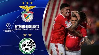 Benfica vs Maccabi Haifa Extended Highlights  UCL Group Stage MD 1  CBS Sports Golazo [upl. by Bilbe]