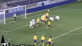 but de Yassine Bezzaz algerie vs Thionville 13122009flv [upl. by Anuaf]