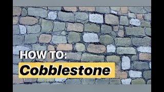 HOW TO Cobblestone design for terrain  action figure Dioramas [upl. by Macleod722]