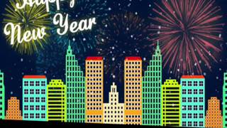 Happy New Year Greeting Card 2015  Animated New Year E cards [upl. by Assyram]