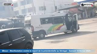 🛑Samedi 10 février à Mbour  Manifestation contre le report de la présidentielle au Sénégal [upl. by Kitchen]