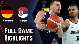 serbia vs Germany Mens Basketball  Live Highlights  2024 Olympics 1082024 [upl. by Calderon]