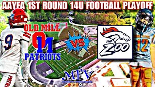 🏈🏈 2023 AAYFA PLAYOFFS ROUND 1 Old Mill x Brooklyn Park 14u  Youth Football [upl. by Ahsat]