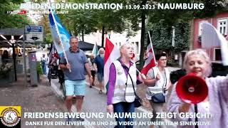 Naumburg zeigt Gesicht Demonstration Naumburg 13092023 [upl. by Asilanna523]