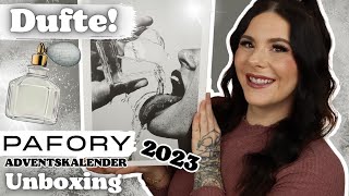 Dufte 🤓Pafory Damen Luxus ADVENTSKALENDER 2023  UNBOXING amp Rabatt [upl. by Aisel]