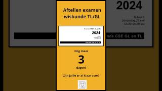 Aftellen examen wiskunde GLTL [upl. by Hunger]