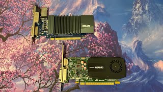 Quadro K600 vs Geforce GT 710 Gaming Benchmarks [upl. by Wil]