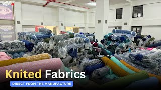 KNITED FABRIC MANUFACTURER  HOSIERY FABRIC WHOLESALE MARKET [upl. by Fowkes158]