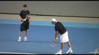 Roger Federer Practice  Australian Open 2010 [upl. by Lehmann489]