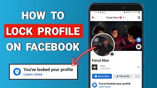 How to lock Facebook profile 2023 Step by step  Facebook Profile is Locked  UPDATED METHOD [upl. by Ripley361]