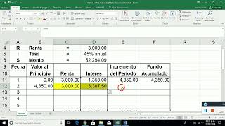 Tabla de Monto en Anualidades Anticipadas [upl. by Zitah151]