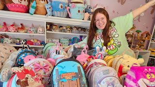 My Loungefly mini backpack Collection and Her Universe collection [upl. by Halullat]