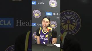 Dearica Hamby on what happened to her in second half of game [upl. by Rhyne]