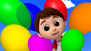 Balloon Song Nursery Rhymes and Cartoon Videos for Kids [upl. by Lemmor38]