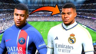 How To Transfer Mbappé to Real Madrid in EA FC 24 [upl. by Kort]