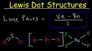 Lewis Dot Structures  How To Calculate The Number of Lone Pairs Using a Formula [upl. by Rella584]