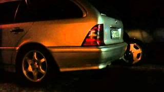 C230 Kompressor M111 exhaust sound W202 [upl. by Wenoa]