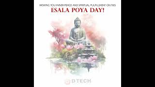 Wishing you inner peace and spiritual fulfillment on this Esala Poya Day 🪷😇 [upl. by Lilithe589]