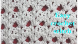 Easy crochet fan stitch for baby blankets and more 98 [upl. by Agretha798]